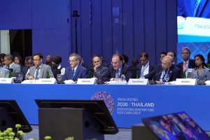 Federal Minister for Finance and Revenue, Senator Muhammad Aurangzeb, participating in the 17th V20 Ministerial Dialogue, reaffirming Pakistan's support for the V20 climate finance agenda