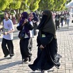 Women participate in the Rakhshanda Memorial Club Women Run 2026 at Fatima Jinnah Park (F-9 Park)