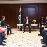 President Asif Ali Zardari in meeting with Mr. Daniel Frisch, Executive Vice-President and Director of Export Sales, Siemens