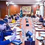 Deputy Prime Minister/Foreign Minister Senator Muhammad Ishaq Dar chairing a high-level meeting on the Establishment of the Joint Pak Global Tech Facility at the National Emergencies Operation Centre (NEOC), NDMΑ