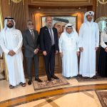 Federal Minister for Commerce Jam Kamal Khan meets H.E. Sheikh Faisal Bin Qassim Al-Thani, Chairman of the Qatar Businessmen Association, on the sidelines of the World Investment Forum 2026 to discuss strengthening bilateral trade, investment and business partnerships, particularly in IT, logistics, agriculture and food security