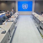 Federal Minister for Finance and Revenue, Senator Muhammad Aurangzeb, meeting with Ms. Armida Salsiah Alisjahbana, UN Under-Secretary-General and Executive Secretary of ESCAP, to discuss Pakistan's economic priorities, climate resilience and opportunities for technical cooperation