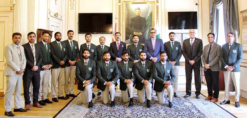 High Commissioner of Pakistan to UK, Tipu Usman hosts Exercise Cambrian Patrol 2026 Silver Medal winning team of Pakistan Army at the High Commission