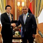 Federal Minister for Petroleum Ali Pervaiz Malik held a bilateral meeting with H.E. Khalifa Rajab Abdulsadek, Minister of Oil and Gas of Libya