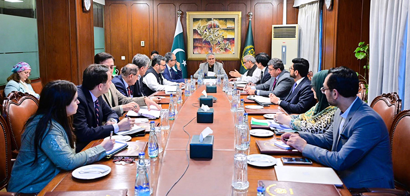 Deputy Prime Minister/Foreign Minister Senator Mohammad Ishaq Dar chairing a meeting of the Follow-Up Committee on Venue and Accommodation, for the SCO Council of Heads of State (SCO-CHS) Summit, to be hosted by Pakistan in 2027