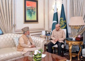 Chairman Council of Islamic Ideology Dr. Allama Raghib Hussain Naeemi calls on Prime Minister Muhammad Shehbaz Sharif