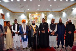 Chairman Pakistan Ulema Council and Special Representative to the Prime Minister on Interfaith Harmony and the Middle East Hafiz Muhammad Tahir Mehmood Ashrafi visits Bethel Memorial Methodist Church and meets church leaders and members of the Christian community