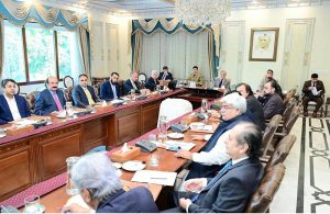 Prime Minister Muhammad Shehbaz Sharif chairs a meeting regarding SMEDA
