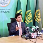 Special Assistant to the Prime Minister on National Heritage & Culture, Huzaifa Rehman addressing a press conference