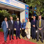Minister of State for Law and Justice Barrister Aqeel Malik attends the United Nations Day celebration alongside other distinguished guests