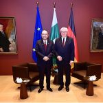 President Asif Ali Zardari with German President Dr. Frank-Walter Steinmeier at the Office of the President