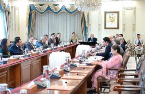 Prime Minister Muhammad Shehbaz Sharif chairs a meeting on matters related to the National Highway Authority