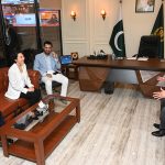 Federal Minister for Information and Broadcasting Attaullah Tarar meets Ambassador of the People’s Republic of China to Pakistan H.E. Jiang Zaidong during the launch of the China-Pakistan Information Corridor (CPIC) at the Pakistan-China Friendship Centre