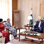 President Asif Ali Zardari meeting Ambassador-designate of France, Mr. Jean-Noël Poirier, following the presentation of credentials at Aiwan-e-Sadr