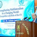 United Nations Secretary-General Antonio Guterres, delivering keynote address at the foreign Service Academy