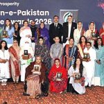 Chairman Senate, Syed Yousaf Raza Gilani in a group photo with the participants at the closing session of international conference on "Inclusive and Resilient Economic Empowerment and Growth"