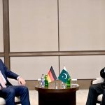 Deputy Prime Minister/Foreign Minister Senator Mohammad Ishaq Dar meeting the Federal Minister for Foreign Affairs of Germany, Johann Wadephul