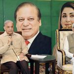 Prime Minister Muhammad Shehbaz Sharif addresses a gathering at the residence of late parliamentarian Mahmood Bashir Virk