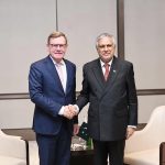 Deputy Prime Minister/Foreign Minister Senator Mohammad Ishaq Dar meeting the Federal Minister for Foreign Affairs of Germany, Johann Wadephul