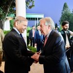 Prime Minister Muhammad Shehbaz Sharif welcomed United Nations Secretary-General Antonio Guterres, who is on an official visit to Pakistan