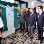 Federal Minister for National Food Security & Research, Rana Tanveer Hussain, inaugurates Pakistan's first high-tech automatic Beeswax Foundation Sheet Manufacturing Unit at the Honeybee Research Institute, NARC