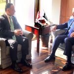 H.E Irfan Neziroglu, Ambassador of Turkiye called on Minister for Defence, Khawaja Mohammad Asif