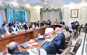 Prime Minister Muhammad Shehbaz Sharif hosts a hi-tea in the honour of the Federal Ministers and Officers who contributed in the success of Prime Minister's Fuel Subsidy Scheme.