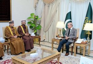 Foreign Minister of Oman H.E. Sayyid Badr bin Hamad bin Hamood Albusaidi called on Prime Minister Muhammad Shehbaz Sharif
