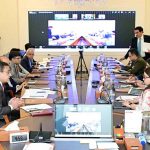 Federal Minister for Economic Affairs Ahad Cheema chairs a meeting on Asaan Khidmat Centres