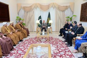 Foreign Minister of Oman H.E. Sayyid Badr bin Hamad bin Hamood Albusaidi called on Prime Minister Muhammad Shehbaz Sharif