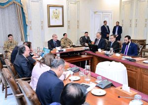 Prime Minister Muhammad Shehbaz Sharif hosts a hi-tea in the honour of the Federal Ministers and Officers who contributed in the success of Prime Minister's Fuel Subsidy Scheme.