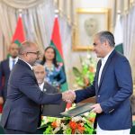President of Maldives Dr. Mohamed Muizzu and Prime Minister of Pakistan Muhammad Shehbaz Sharif witnesses the exchange of MoUs between Pakistan and Maldives in various sectors at a ceremony in Prime Minister's House