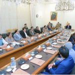 A Parliamentary delegation of Pakistan Muslim League (Q), Balochistan Awami Party, Istehkam Pakistan Party and Pakistan Muslim League (Z) meets with Prime Minister Muhammad Shehbaz Sharif