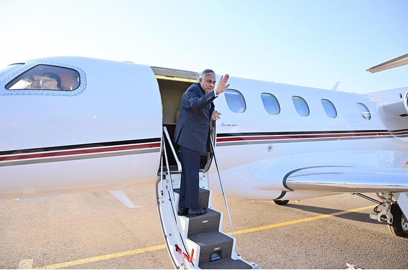 Deputy Prime Minister/Foreign Minister Senator Mohammad Ishaq Dar departed from Dushanbe, Tajikistan, after successfully concluding his visit, during which he participated in the Shanghai Cooperation Organisation (SCO) Council of Heads of Government (CHG) meeting and held productive bilateral engagements on the sidelines
