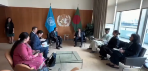 Outgoing Ambassador Asim Iftikhar Ahmad pays farewell call on UNGA president