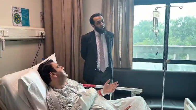 Atta Tarar visits ailing KP MPA Jalal Khan