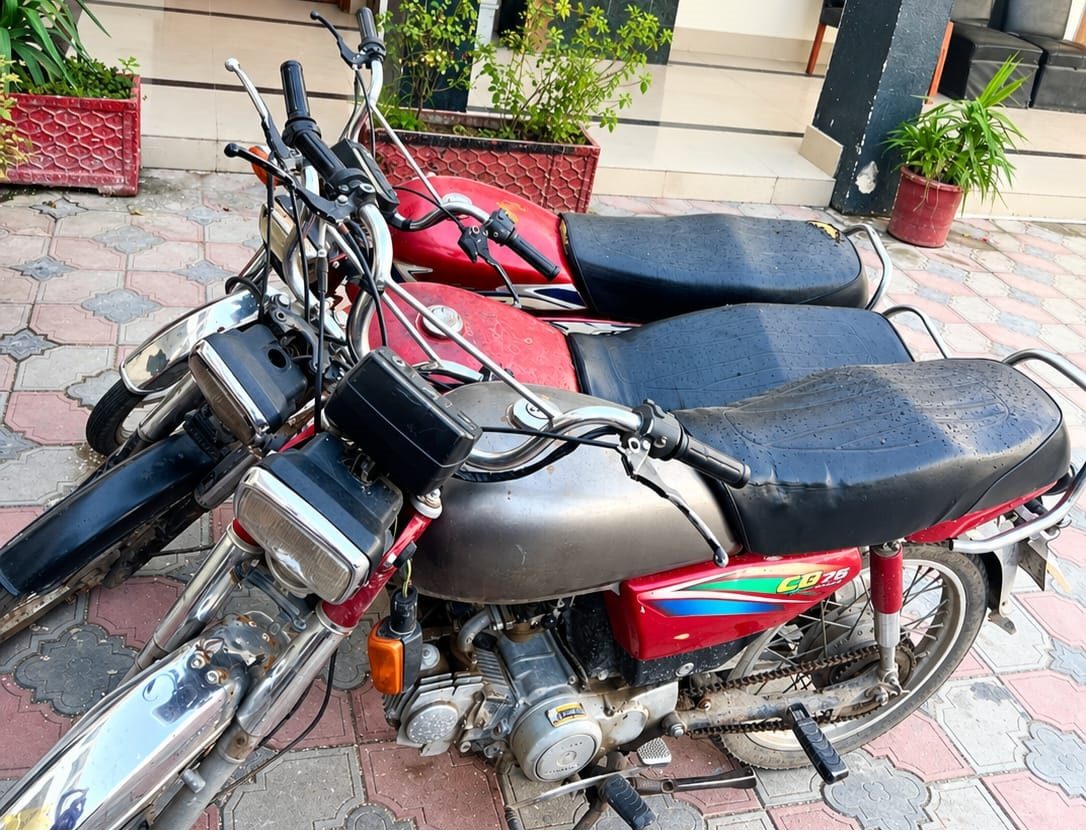 Report: Rawalpindi Police arrest five suspects of three gangs, recover six stolen motorcycles