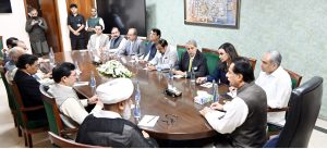 Govt, PPP, opposition hold first round of talks at Parliament House