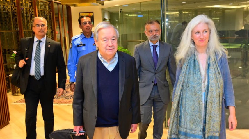 UN secretary-general in Islamabad on three-day official visit