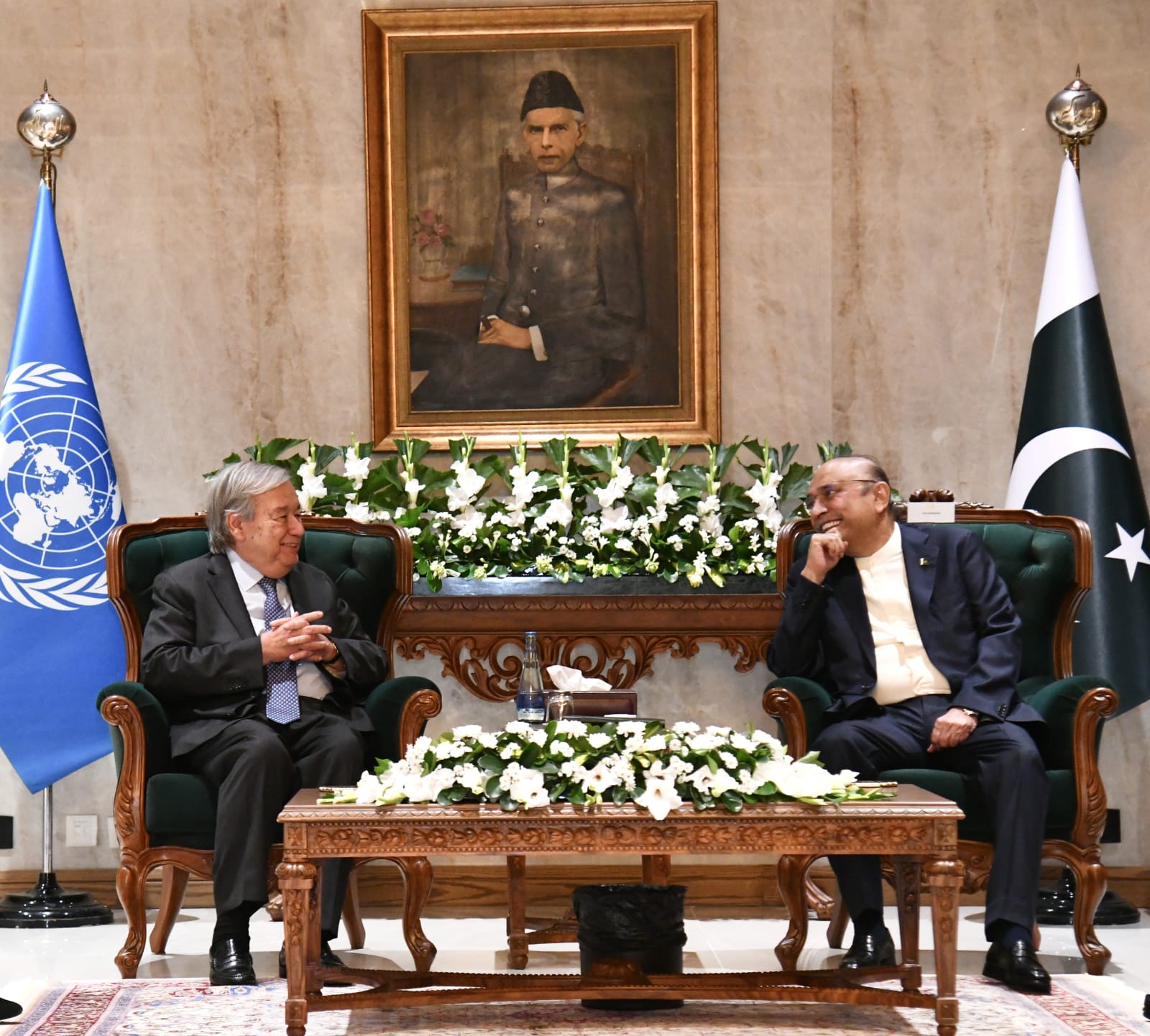President confers Nishan-i-Imtiaz upon UN Secretary-General Guterrers