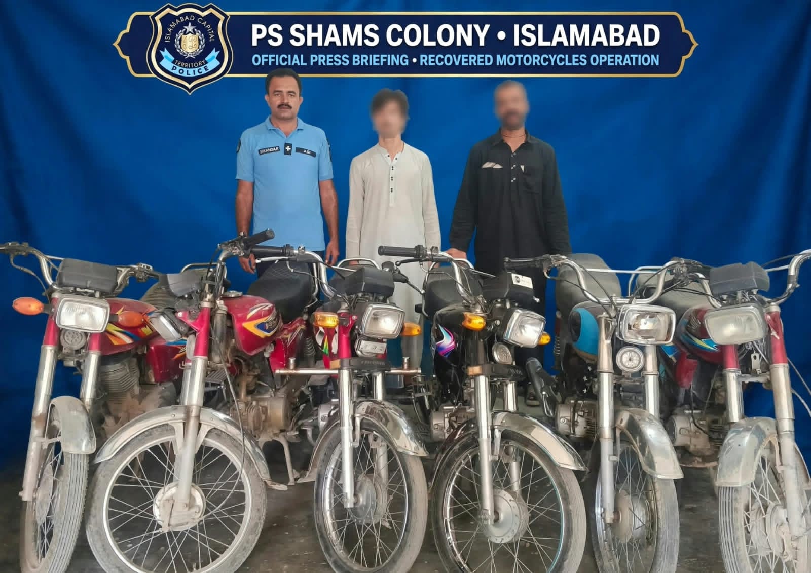 ICT Police arrest two ‘Sheru Gang’