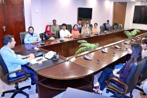 Air University students visit ICT Police HQ, meet IGP